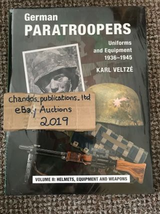 German Paratroopers Uniforms & Equipment 1936 - 1945 Vol.  Ii - Veltzé - Rare