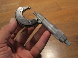 Old/vtg “etalon” Swiss Made Outside Micrometer Antique/rare Machinist Tool