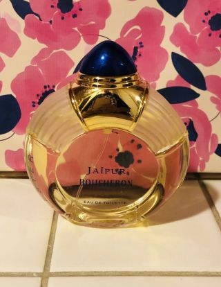 Jaipur Boucheron 3.  4 Oz / 100 Ml Eau De Toilette Spray Rare 95 Tester Perfume
