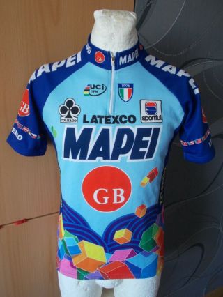 Sportful Mapei Gb Colnago 1996 Giro Tour Cycling Shirt Vintage Maglia Rare