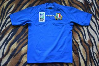 Kappa 2007 Italy Italia Rugby World Cup 2007 Jersey Rare Shirt Size M