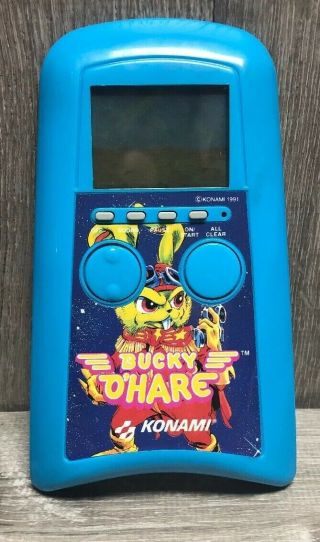 Bucky O ' Hare Konami NES Tiger Electronic Electronics LCD Light Blue RARE 4