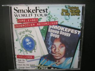 Snoop Dogg Smokefest World Tour Unreleased Undercover Rare Hip Hop Rap Cd