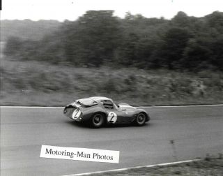 Lucien Bianchi Maserati Typo 151 1963 Guards Trophy Photograph Brands Hatch Rare