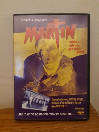 Martin Dvd Rare/oop George Romero Horror Anchor Bay