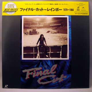 Japan Laserdisc Rainbow The Final Cut 1979 - 1984 Ritchie Blackmore W/obi Rare