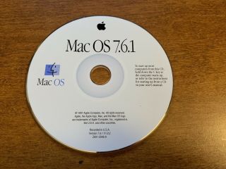 Mac Os 7.  6.  1 Macintosh Cd 1997 Rare
