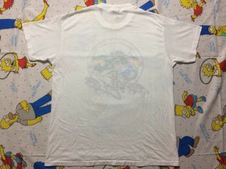 Vtg 80s University Of Florida Gators Mascot Beach Club T - Shirt Club Rare Large 4