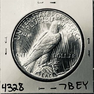 1922 D BU GEM PEACE SILVER DOLLAR UNC MS,  U.  S.  RARE COIN 4328 2