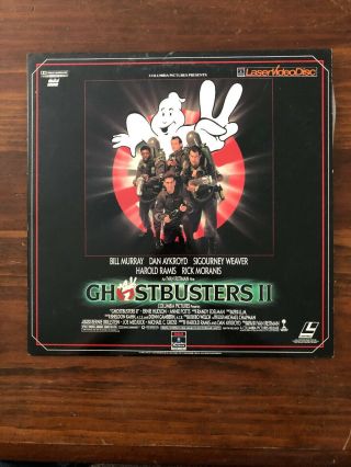Ghostbusters Ii Laserdisc Rare