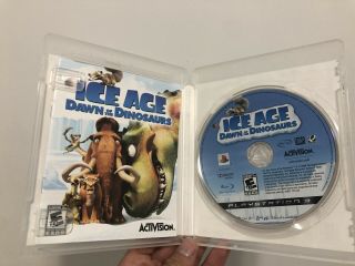 Ps3 Ice Age Dawn Of The Dinosaurs Rare Complete