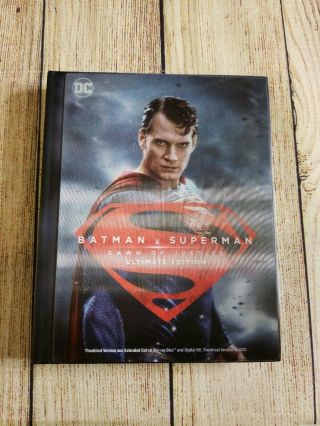 Batman V Superman (blu - Ray,  Dvd,  Digital) Rare Oop Target Lenticular Digibook