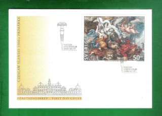 Czeslaw Slania 50 Year Engraver 1000th Stamp 2000 Sweden Post Stamps / Rare Fdc