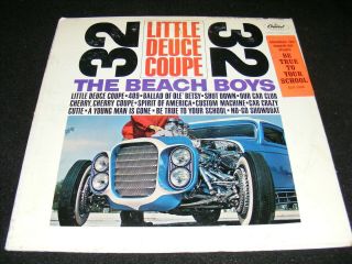 Little Deuce Coupe The Beach Boys Lp With Rare Hype Sticker Cover Captl