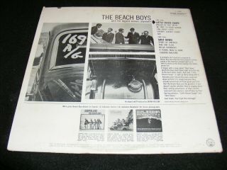 LITTLE DEUCE COUPE The Beach Boys LP with Rare Hype Sticker Cover Captl 2