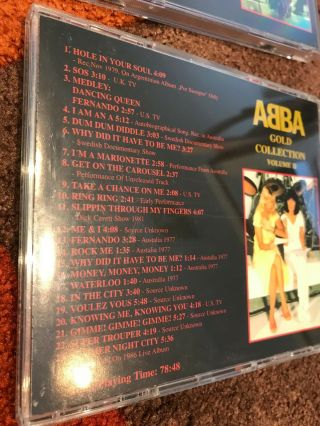 ABBA CDs RARE STUDIO AND LIVE RECORDINGS CD 5