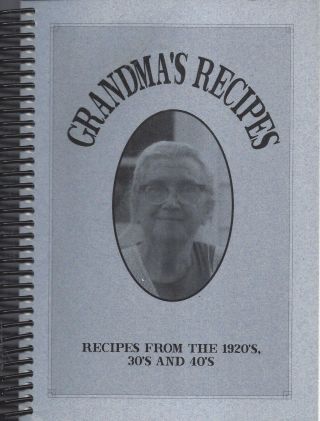 Stratford Wi 2011 Ray & Elsie Hoover & Family Cook Book Grandma 