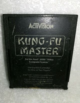 Vintage Rare Atari 2600 Kung Fu Master Video Game Cartridge