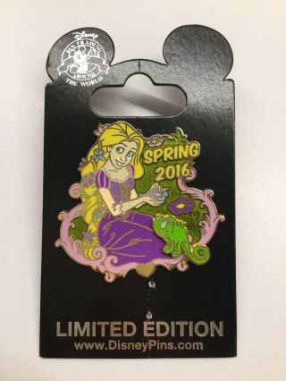 Disney Pin Spring 2016 Rapunzel Tangled Pin Rare Rapunzel Spring Season Pin Htf