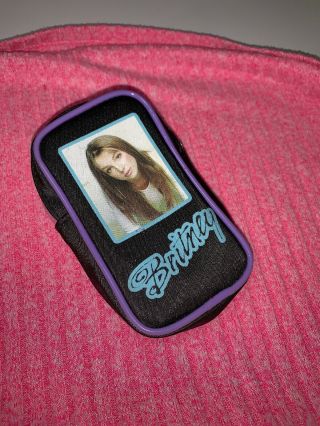 Rare Britney Spears Official Merchandise Cellphone Coin Zip Pouch