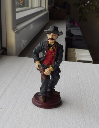Wyatt Earp Legends Of The Wild West Figure Figurine Rare Vintage