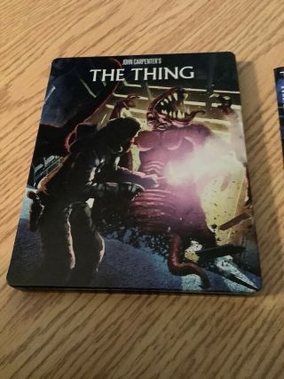 The Thing (blu - Ray Disc,  2 - Disc Set,  Collectors Edition) Very Rare Steelbook