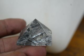 Top 23g Natural Rare Tourmaline Quartz Crystal Pyramid Healing