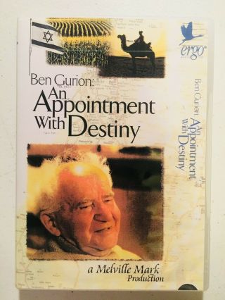 Ben Gurion: An Appointment With Destiny (dvd,  1969) Rare Old Documentary Oop Ln