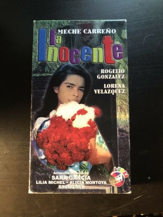 La Inocente Rare Mexican Sleaze Vhs Horror Big Box Sov