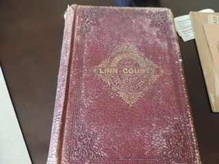Rare 1882 History Of Linn County Missouri Book Brookfield Marceline Ect