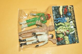 ULTRA RARE TOY MEXICAN PACK 3 FIGURES BOOTLEG STAR WARS ACTION FIGURES XX 2