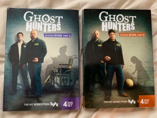 Ghost Hunters: Season Seven (7) : Part 1 & 2 Very Rare 8 Disc Set Vg W Slipcovers