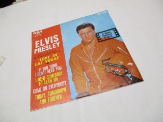 Elvis Presley,  Love In Las Vegas,  Rare Australian 7 " Vinyl Ep,  20626 Ex,  /nm