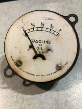 1929 Essex Gasoline / & Or Oil Pressure Gauge Gas Fuel Rare Hot Rod