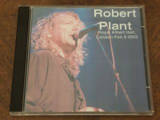 Robert Plant (ex Led Zeppelin) " Royal Albert Hall " Rare Live Bootleg Cd Like