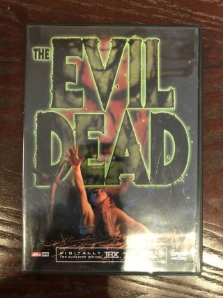 Evil Dead Anchor Bay Sam Raimi Cult Horror R1 Dvd Ladies Of Booklet Rare Oop