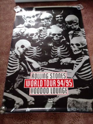 Rolling Stones Rare Large  Voodoo Lounge " Tour Poster 60 " ×40 "