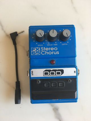 DOD Digitech FX65 Stereo Analog Chorus Rare Vintage Guitar Effect Pedal Read 3
