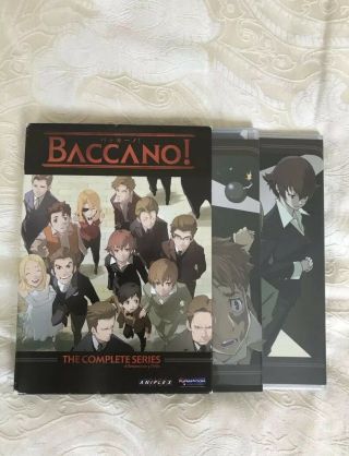 Baccano Anime Dvd Set Complete Series Oop Rare Funimation