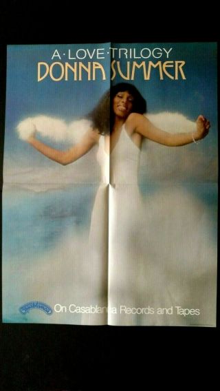 Donna Summer A.  Love.  Trilogy.  (1976) Large Rare Print Promo Ad