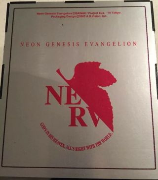 Neon Genesis Evangelion ADV Paul Champagne DVD Box Set Rare OOP 5