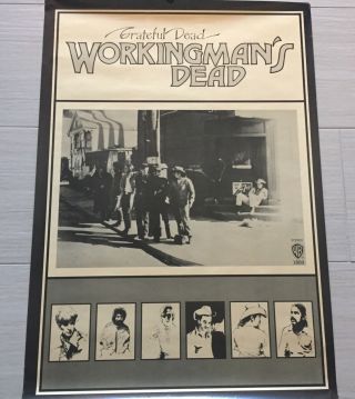 1970 Grateful Dead Promo Poster Mega Rare