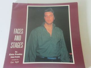 Rare Elvis 1st Ed Faces And Stages Ger Rijff Signed Estate