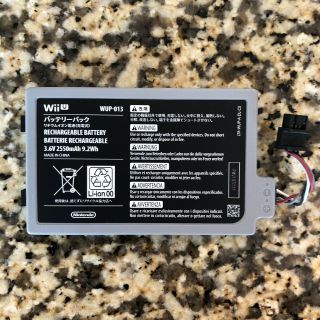 Nintendo Wii U Gamepad High - Capacity Battery.  Wup - 013.  Official,  Oem.  Rare
