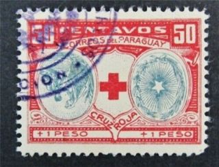 Nystamps Paraguay Stamp Center Inverted Error Rare