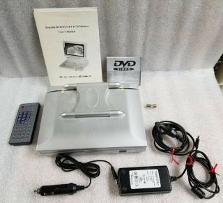 Rare Portable Dvd/analog Tv 8.  4 " Tft Lcd Monitor (pal/ntsc/ Secam).  Bundle