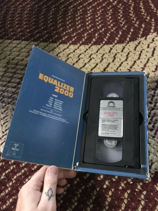 Equalizer 3000 VHS Big Box Rare Book Box MGM Sleazy Andy Sidaris Style Action 2