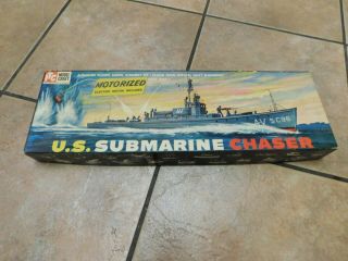 Rare Itc Model Craft U.  S.  Submarine Chaser Motorized Model Kit 3682