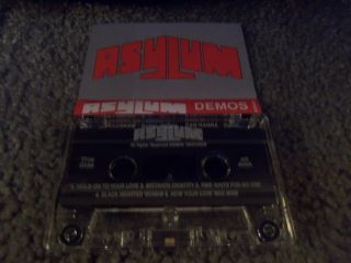 Asylum.  Indie Nj.  Melodic Hard Rock - Metal.  5 - Track Demo Cassette.  1989 Rare