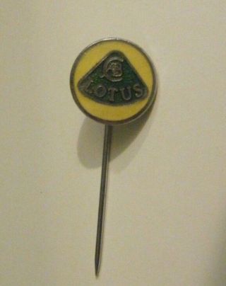 Lotus Metal Pin Badge Rare Colin Chapman Elite Elan Seven Cortina